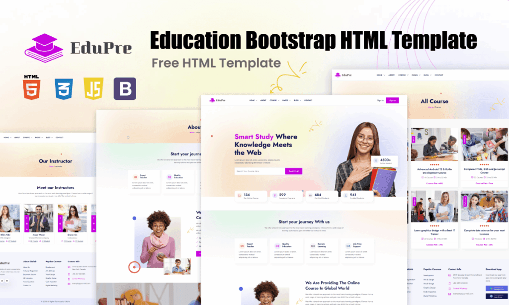 Edupre Education HTML Template