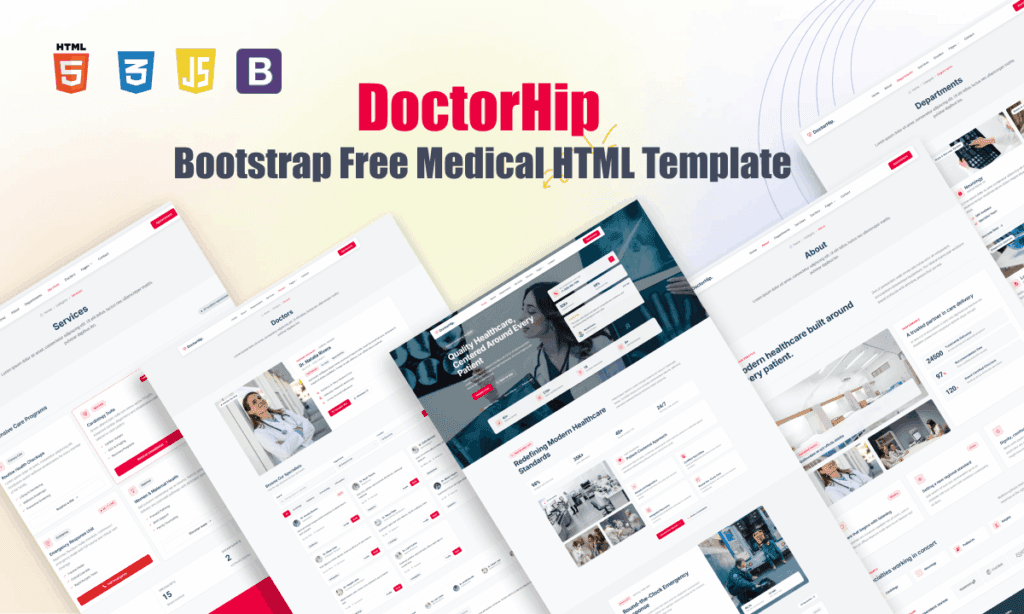 DoctorHip – Free Medical HTML Template