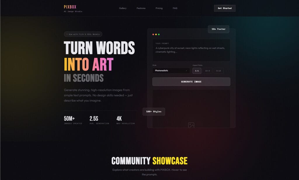 PIXBOX AI Free Portfolio Web Template